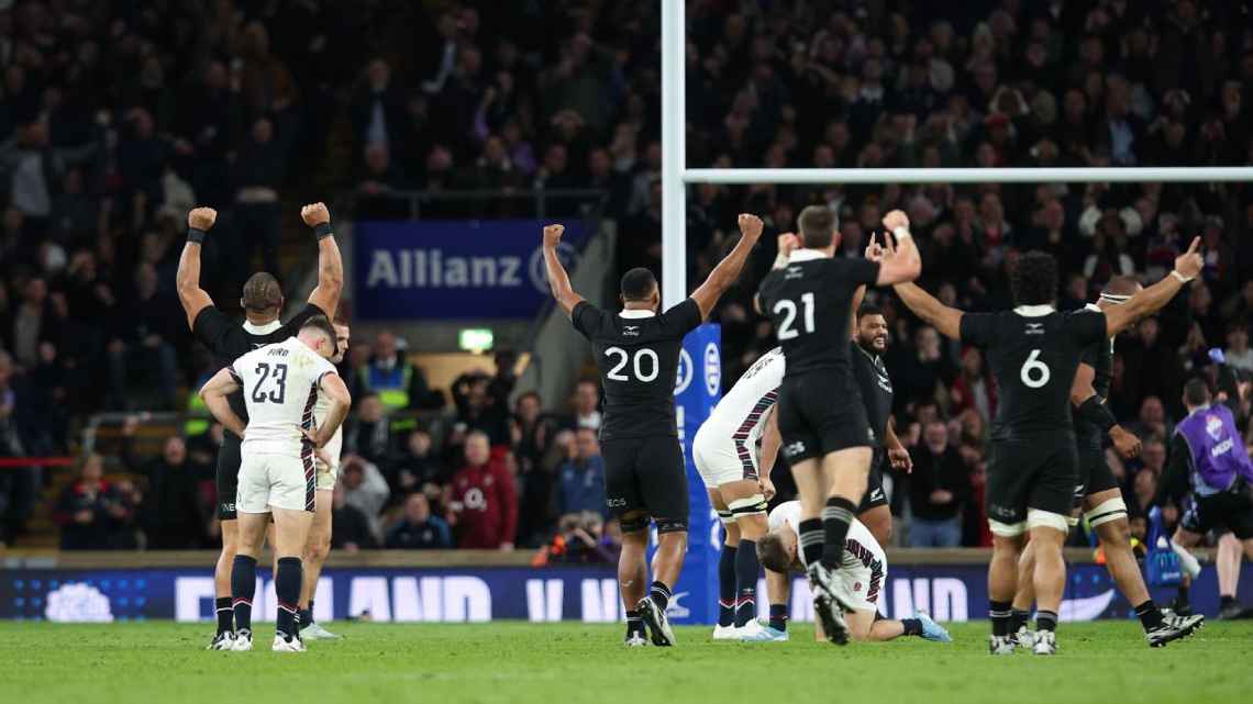 England Suffers Heartbreaking Loss to New Zealand in Nail-Biting Rugby Match